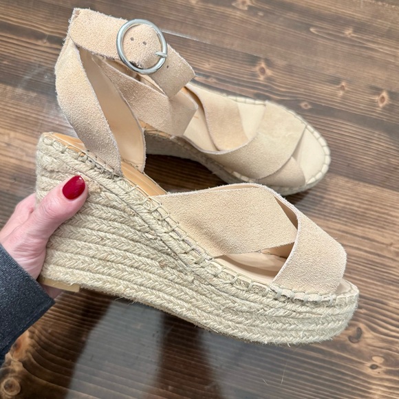 Dolce Vita Beige Espadrille Wedge Sandals Size 8.5 NWOB - Picture 4 of 8